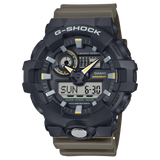 G-Shock Men's Watch Analog-Digital Dial with Brown Resin Band, GA-710TU-1A3DR