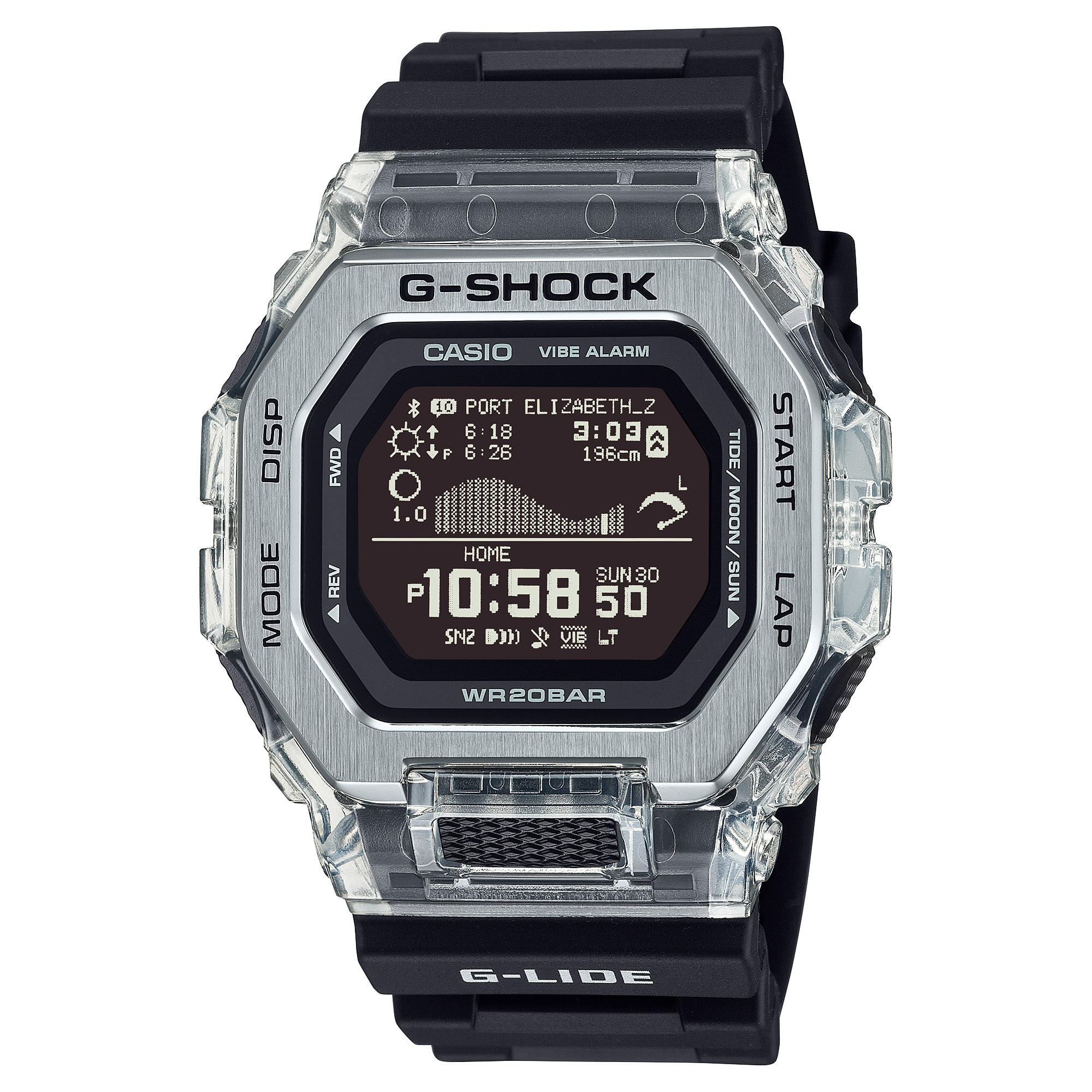 G-Shock Men's Watch Digital Dial with Black Resin Band, GBX-100S-1DR| Bahrain