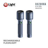 Mr Light Bazooka Zoom 2 Pcs Combo, BAZOOKAGD2X02 Mr.Light Flashlight BAZOOKAGD2X02