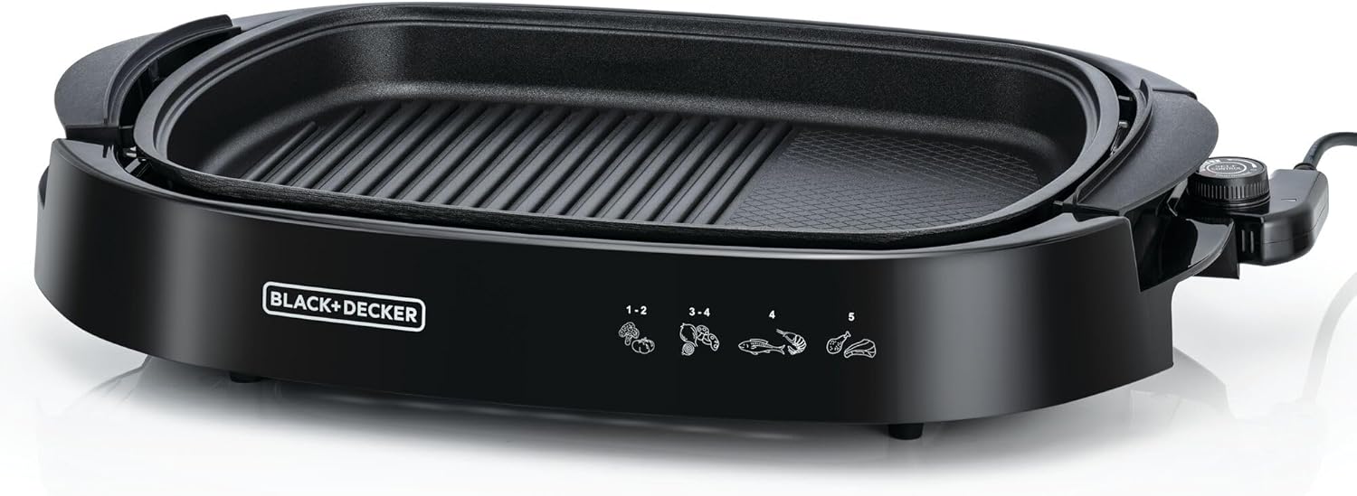 Black+Decker Open Flat Health Grill 1500W, GH1500