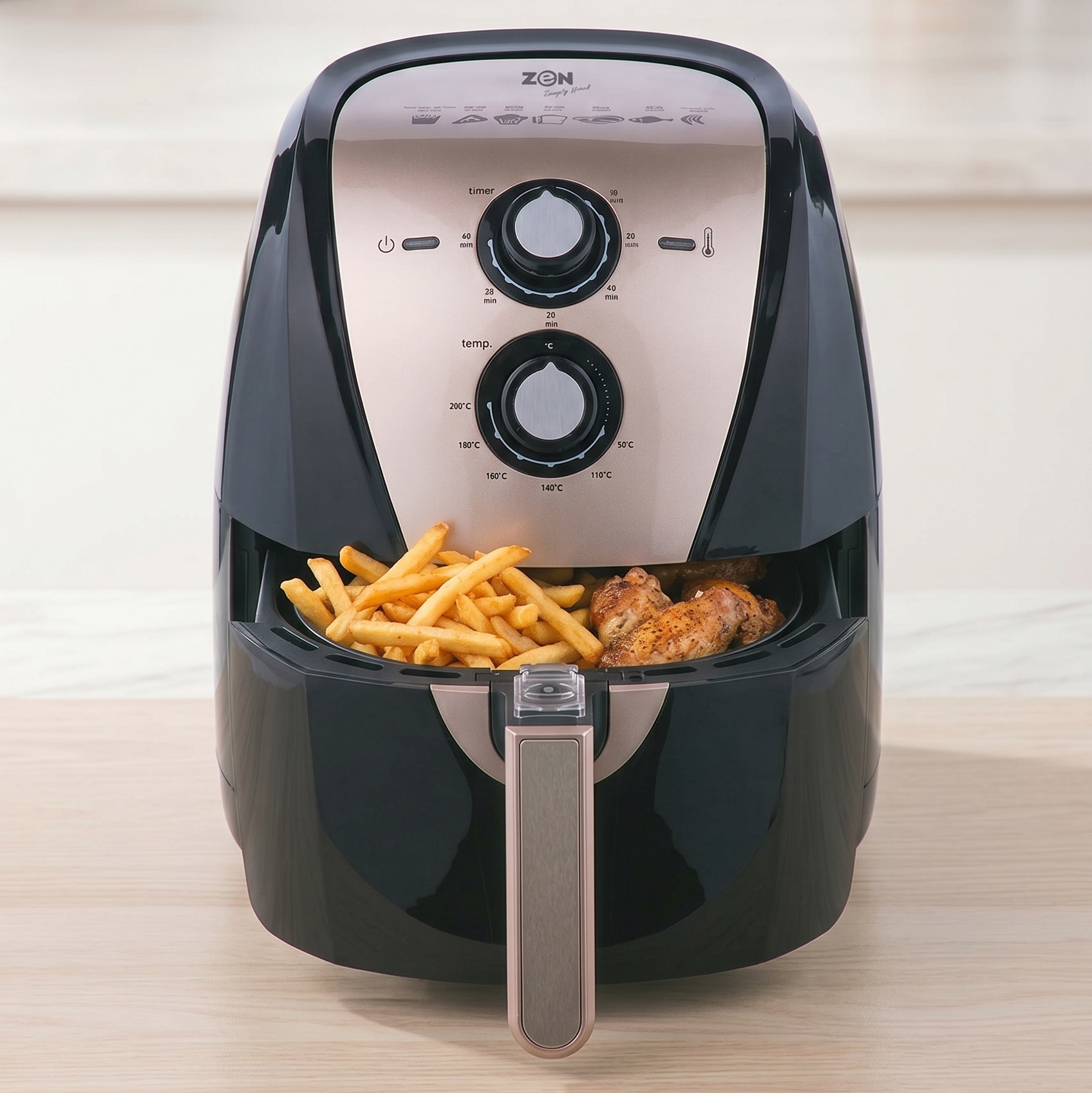 Zen Air Fryer 5.5L 1700W Power, ZAF55 Zen Air Fryer ZAF55