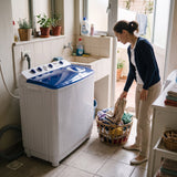 Zen Top Loading Twin Tub Washing Machine 10Kg , ZWM1075