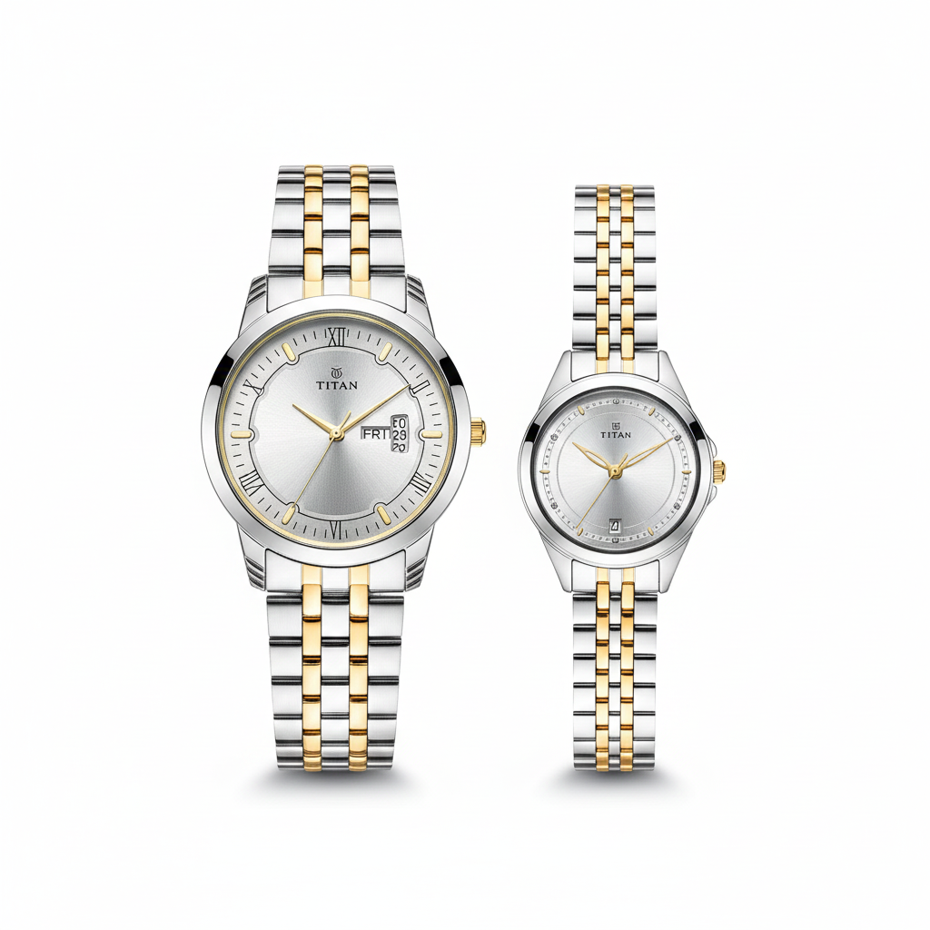 Titan, Unisex, Analog, Watch, Silver Dial, 1774BM01P