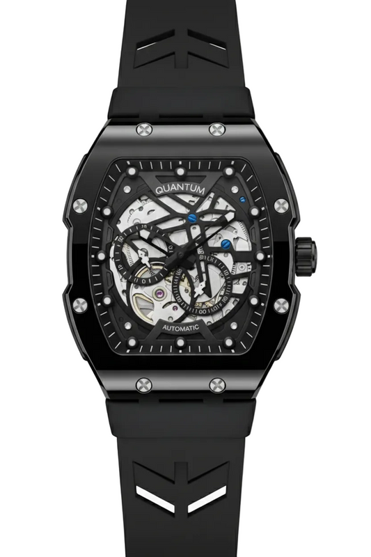 Quantum, Men's, Analog Watch, Black Dial, with Silicone Band, QU-QMG1098.051