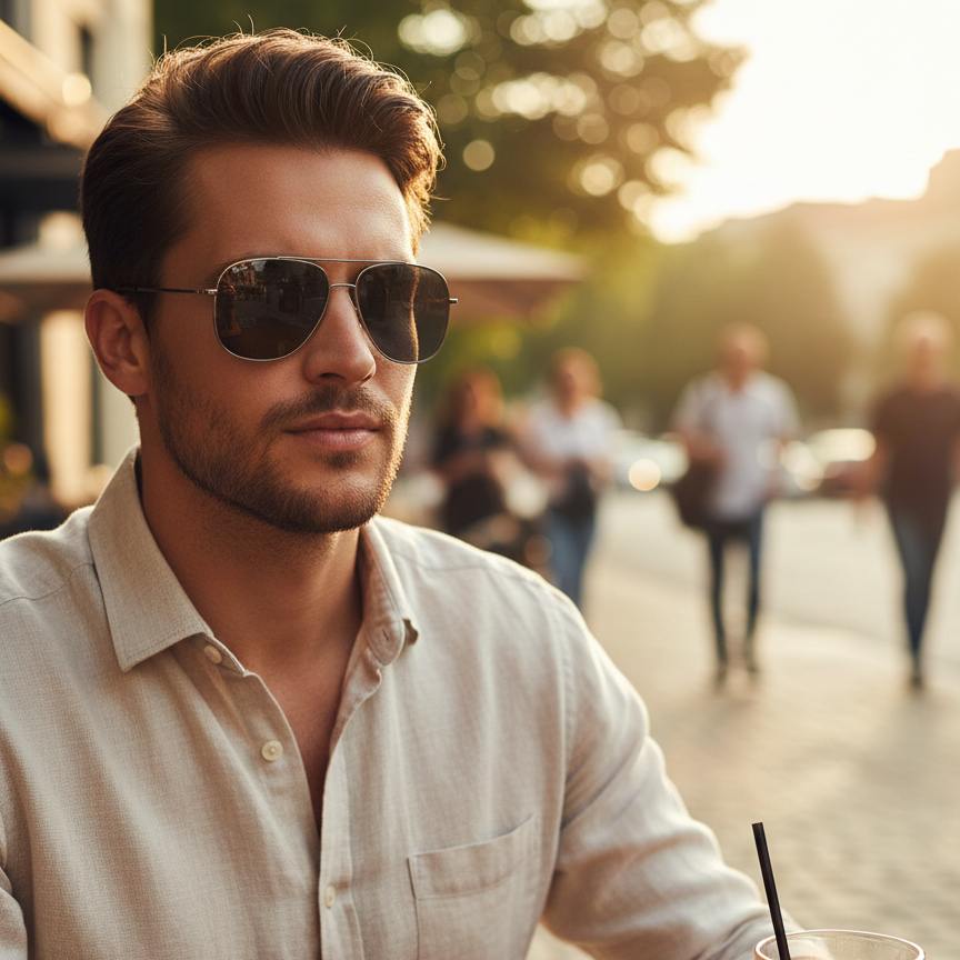 Fastrack Unisex Aviator Sunglasses, Grey Lens, Polarised and UV protected, M253GY10P - image 2