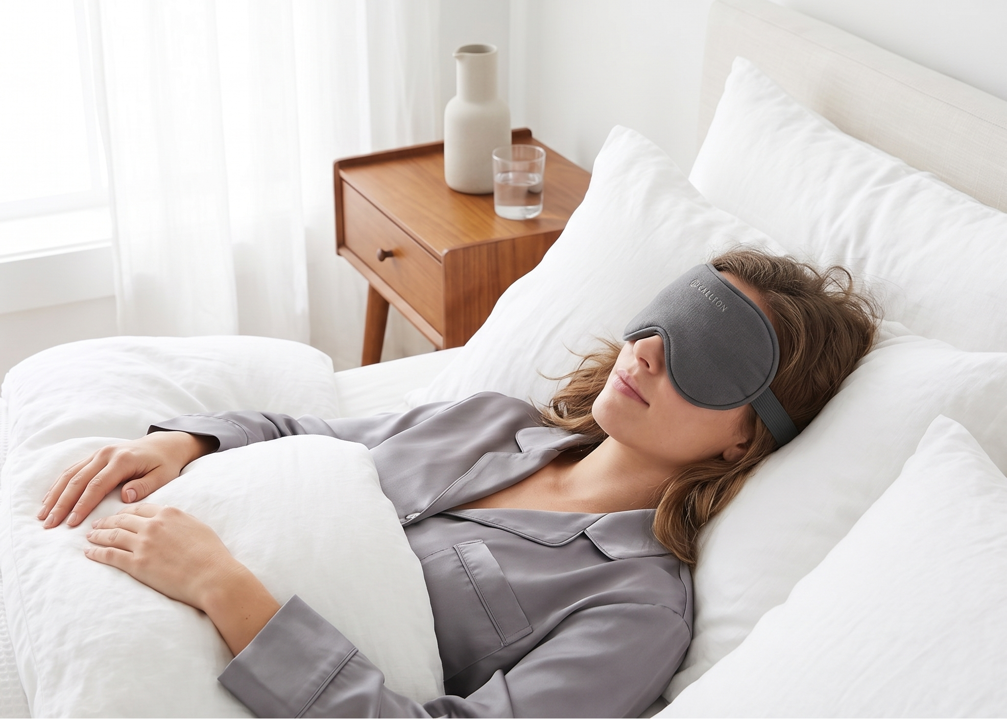 Carlton Eyemask Grey, EYEMASKGRY