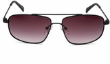 Fastrack Unisex Rectangular Sunglasses, Brown Lens, UV protected, M261BK1