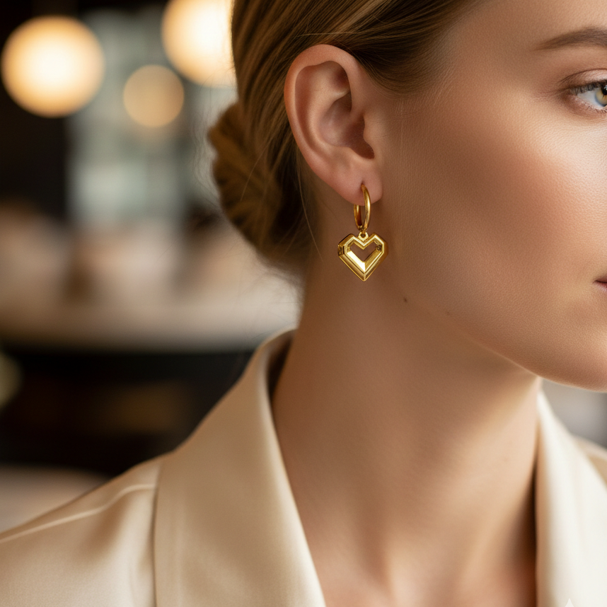 Lee Cooper Women's Earings - Gold, LC.E.01726.110