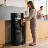 Zen 3 Tap Bottom Load Water Dispenser with Cabinet - Black, ZWB830B