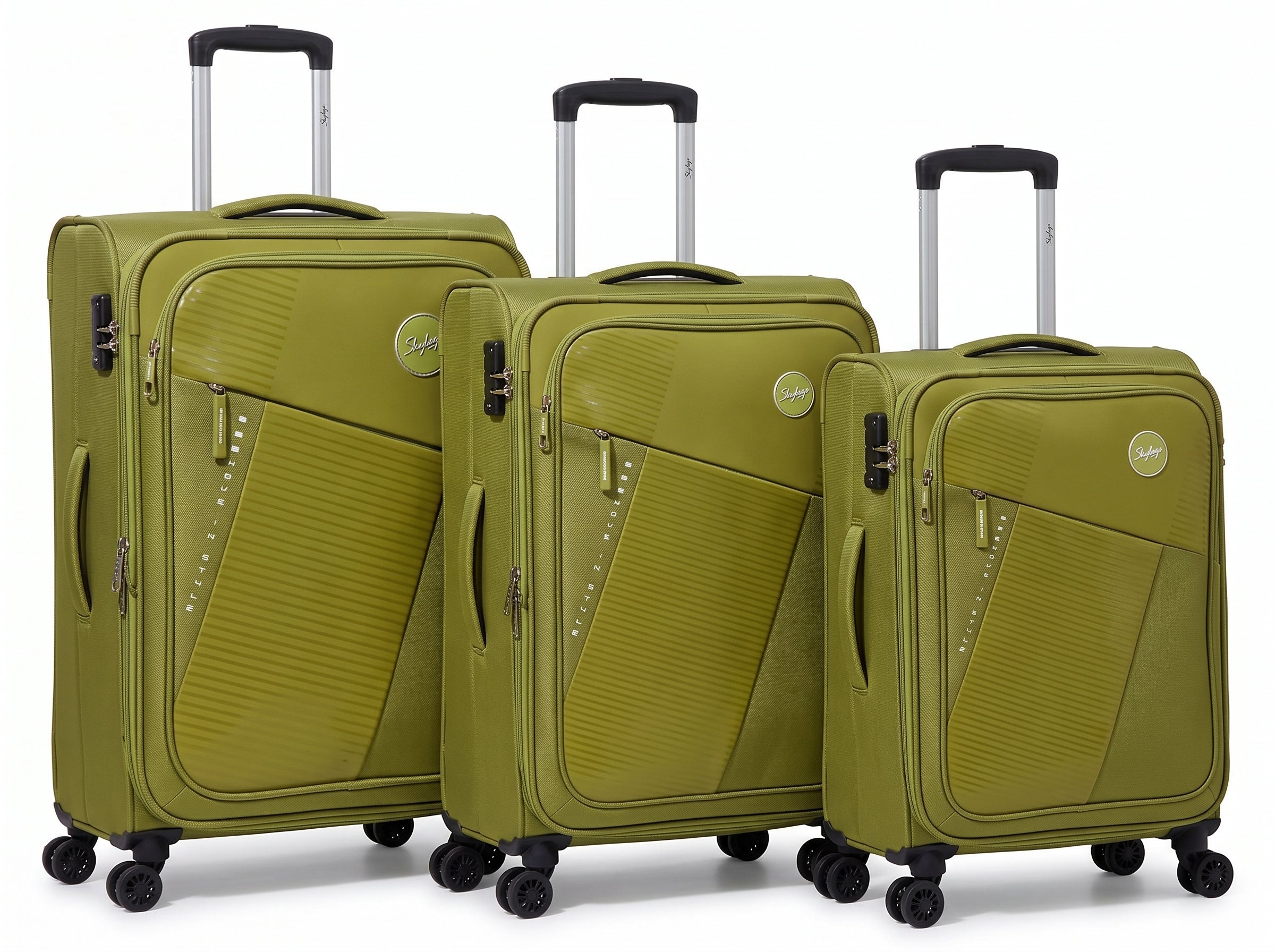 Skybags green luggage set