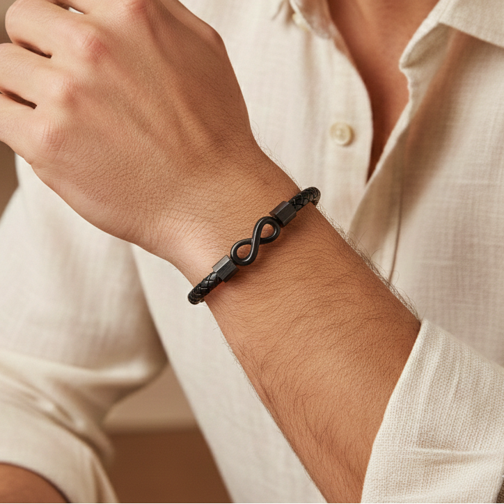 Lee Cooper Men's Bracelet - Black, LC.B.01370.651