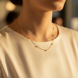 Lee Cooper Women's Necklace - Gold, LC.N.01924.110