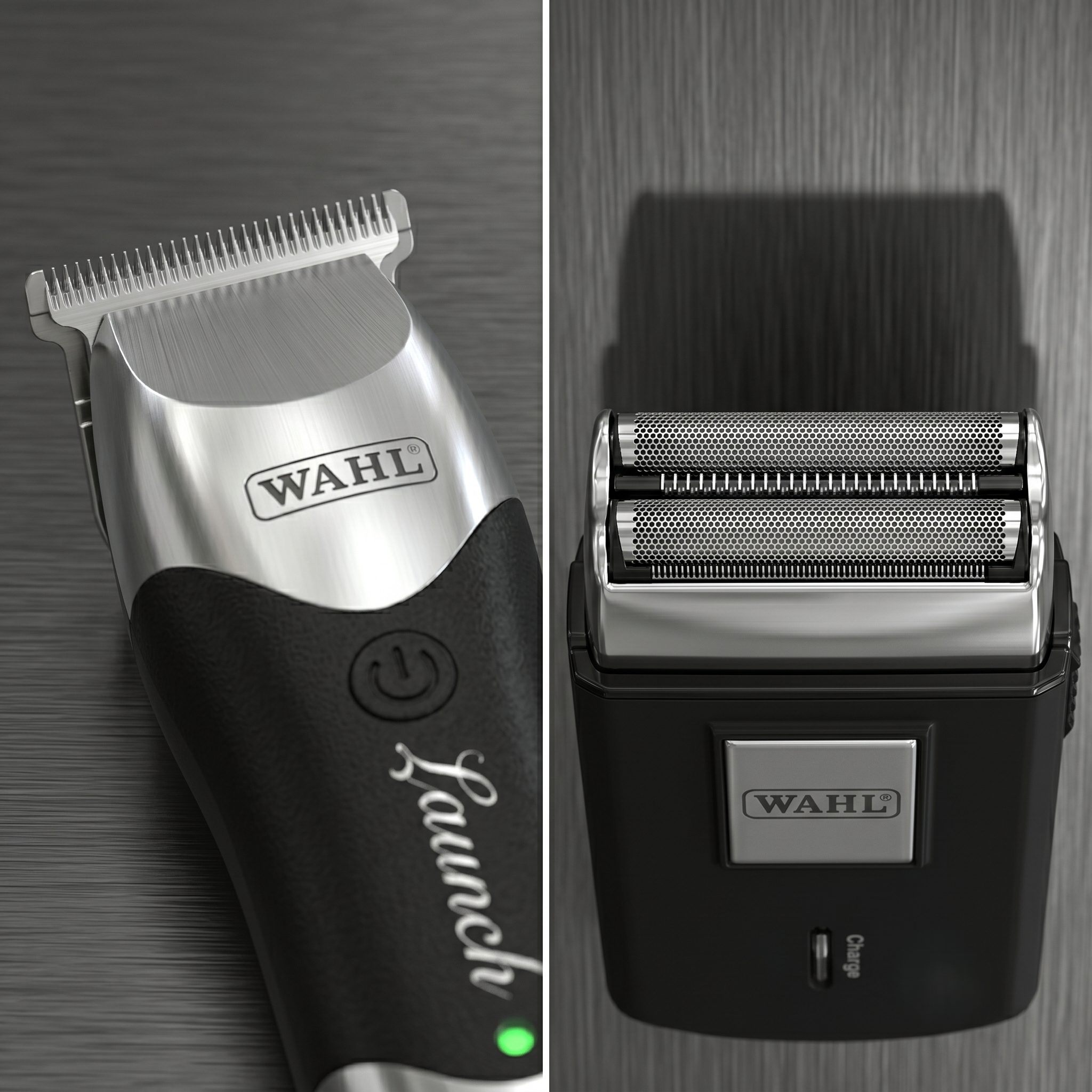 Wahl Launch Professional Trimmer + Wahl Travel Shaver Combo, WA-3026699+3615-1027F