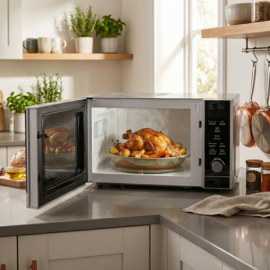 ZEN Microwave Oven With Grill, 30L, ZMW30DSS Zen Microwave ZMW30DSS