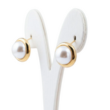 Lee Cooper Women's Earings - Gold/White, LC.E.01772.130