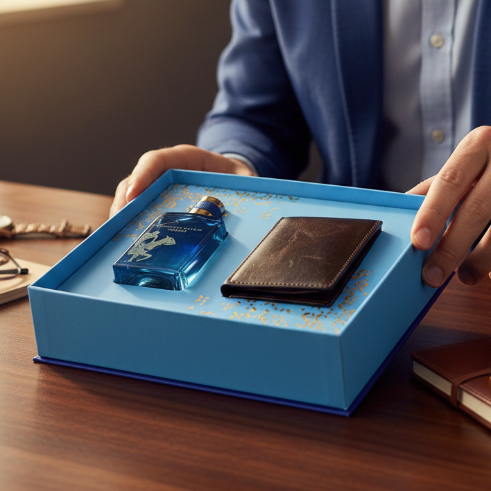 Beverly Hills Polo Club, Gift Set  EDP  Trophy & Wallet For Men, BHPCPRGS-TROWL