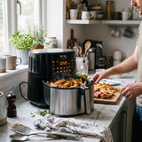 Zen  Digital Air Fryer 8L 1800W  with 3 Accessories , ZAF800D