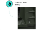Symphony Air Force 100 Semi-Commercial Air Cooler with Xtra Power Jet Fan-100L, 325W, airforce100