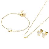 Lee Cooper Women's Jewellery Set Gold/Mother of Pearl