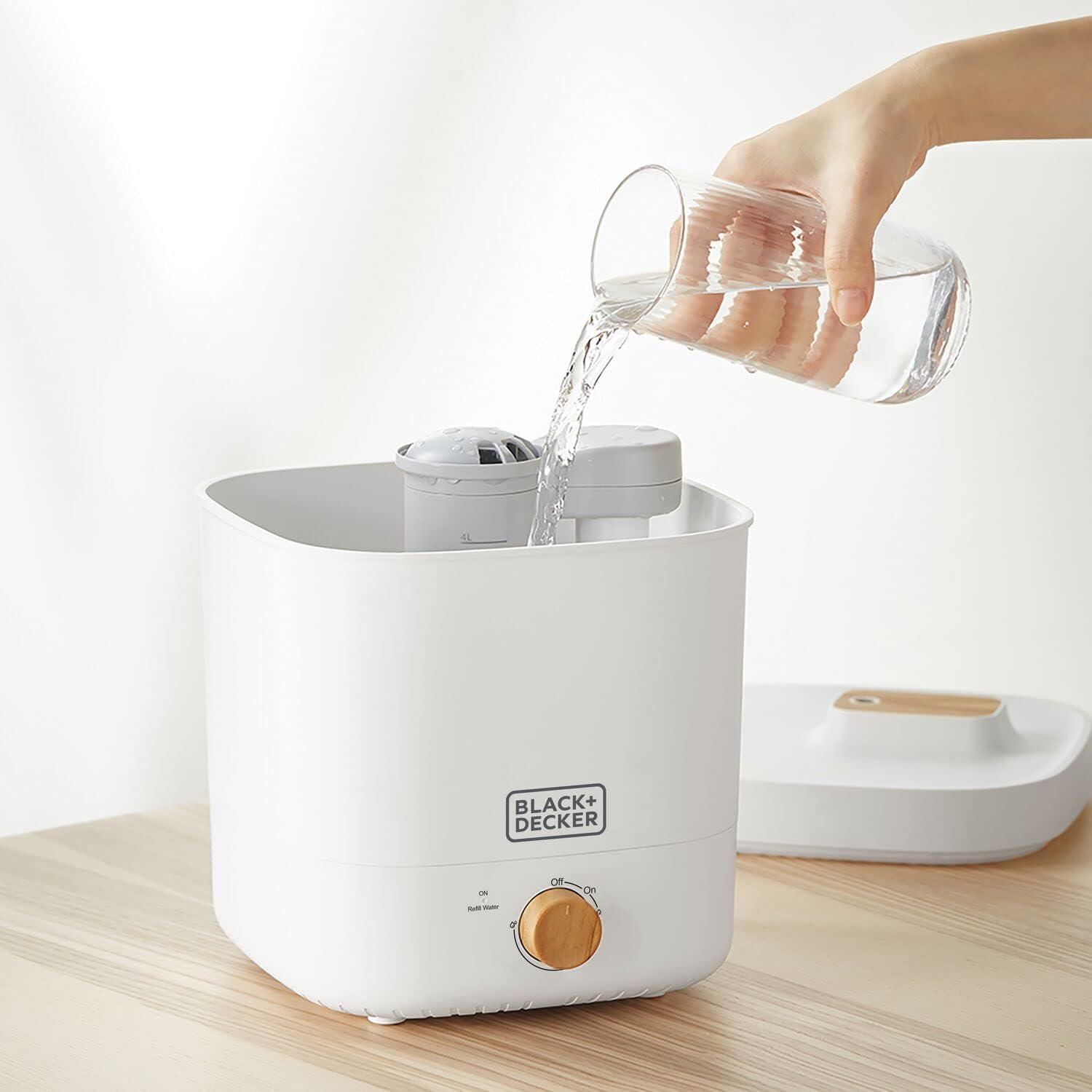 Black+Decker, 4L Air Humidifier with Cool Mist, HM4125
