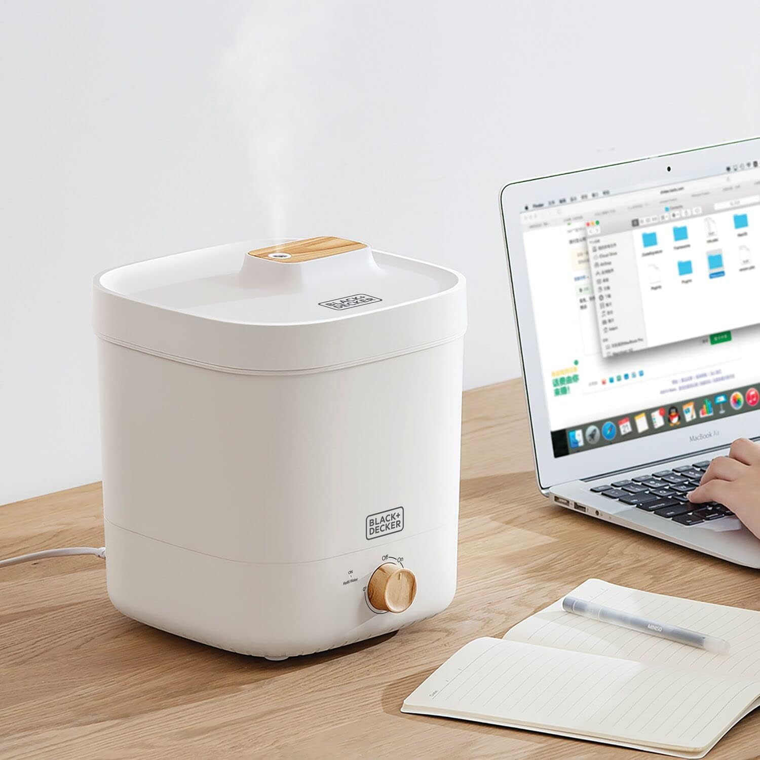 Black+Decker, 4L Air Humidifier with Cool Mist, HM4125