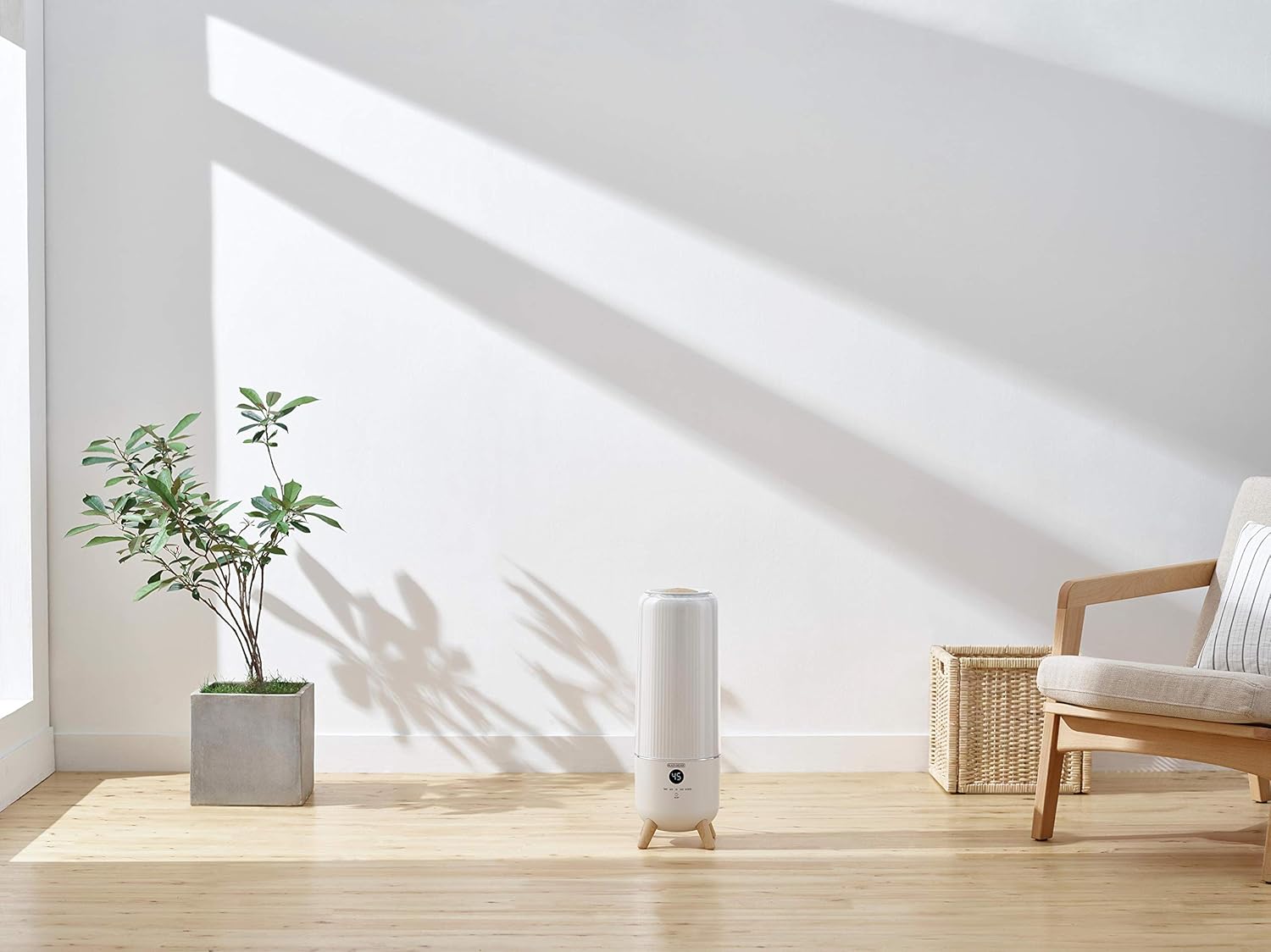 Black+Decker, 6 L Digital Humidifier with Remote Control, White, HM6000-B5