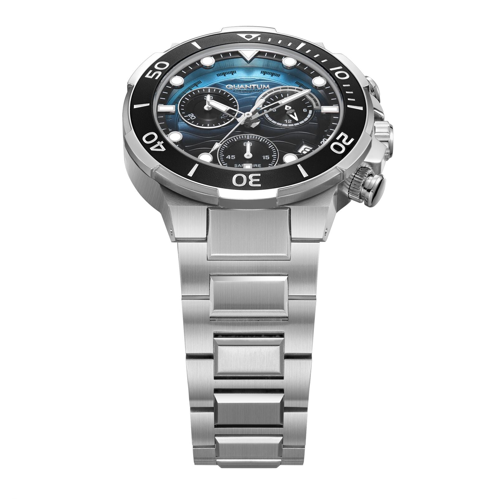 Quantum, Men's, Analog Watch, Blue Dial, with Stainless Steel Band, QU-HNG1150.300