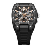 Quantum, Men's, Analog Watch, Black Dial, with Silicone Band, QU-HNG1161.061