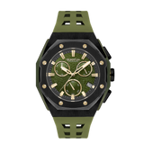 Quantum, Men's, Analog Watch, Green Dial, with Silicone Band, QU-HNG1170.675
