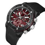 Quantum, Men's, Analog Watch, Black Dial, with Silicone Band, QU-HNG1232.681