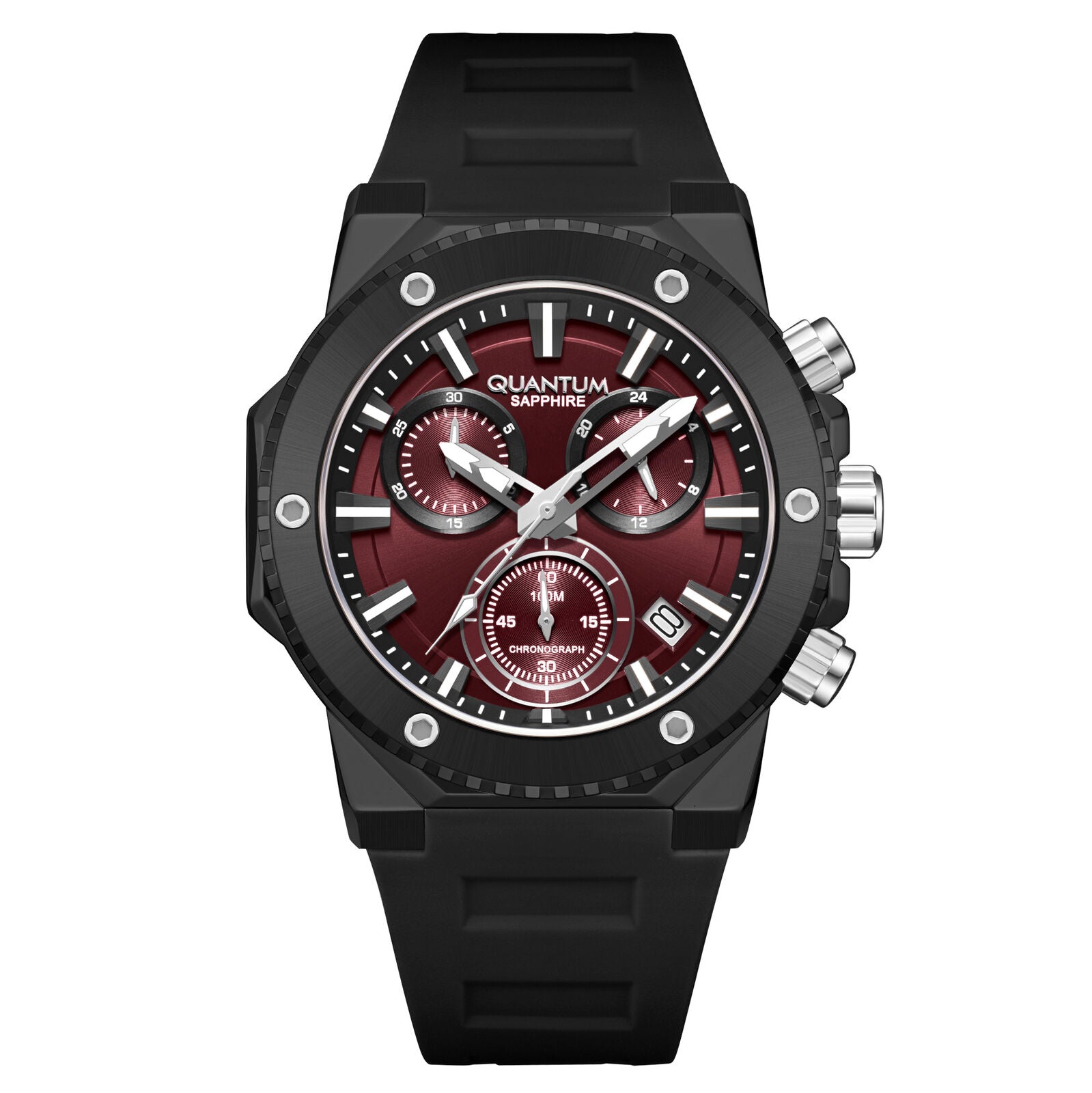 Quantum, Men's, Analog Watch, Black Dial, with Silicone Band, QU-HNG1232.681