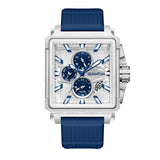 Quantum, Men's, Analog Watch, Blue Dial, with Silicone Band, QU-HNG969.339