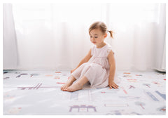 Milk It Baby Hong Kong Play Mat, City Tour Collection 100% TPU Foam Reversible Mat, MI-HONGKONGPM