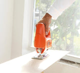 Black+Decker, Single Speed Jigsaw with Bevel Cutting, JS10