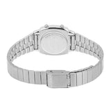 Casio Women's Watch Digital, Grey Dial Silver Stainless Steel Strap, LA670WA-7DF