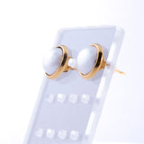 Lee Cooper Women's Earings - Gold/White