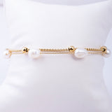 Lee Cooper Women's Bracelet - Gold/White