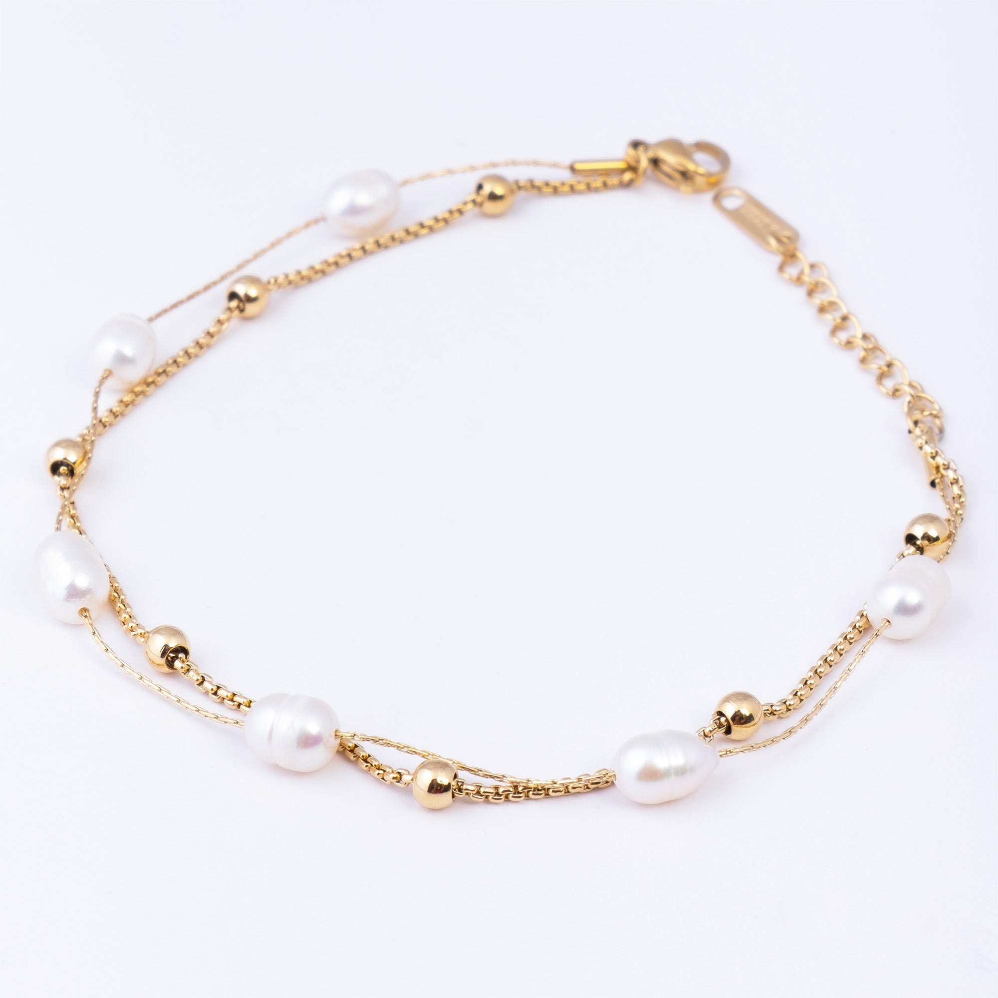 Lee Cooper Women's Bracelet - Gold/White