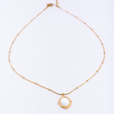 Lee Cooper Women's Necklace - Gold/Mop