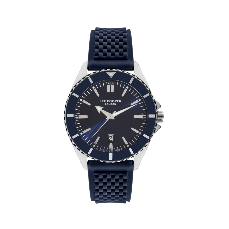 Lee Cooper, Men's, Analog Watch, Blue Dial, with Silicone Band, LE-LC07361.399