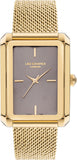 Lee Cooper Women's Watch Analog, Grey Dial Gold Mesh Strap, LC07809.270