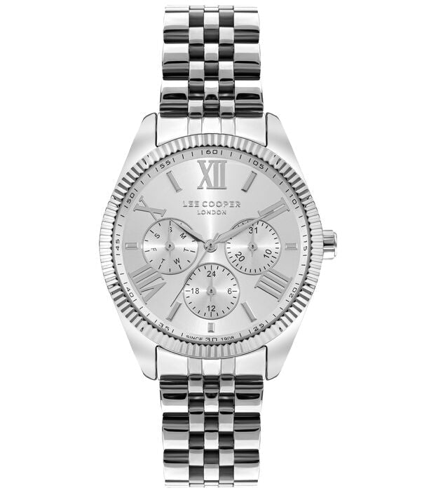 Lee Cooper, Men's, Analog Watch, Silver Dial, LE-LC07811.330