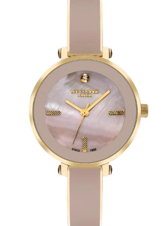 Lee Cooper, Men's, Analog Watch, Gold Dial, LE-LC07813.180