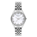 Lee Cooper Women's Watch Analog, Silver Dial Silver Stainless Steel Strap, LC07818.320 