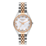 Lee Cooper Women's Watch Analog, Silver Dial Silver Stainless Steel Strap, LC07818.520 