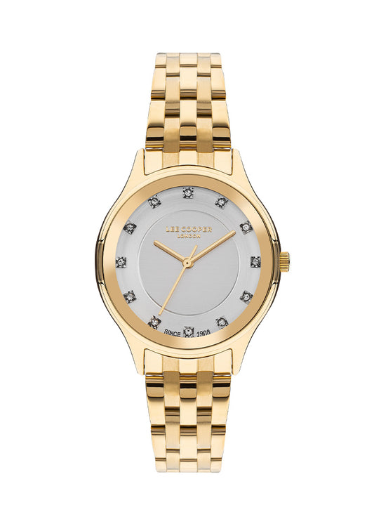 Lee Cooper, Men's, Analog Watch, Gold Dial, LE-LC07867.130