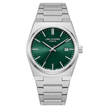 Lee Cooper Men's Date Analog Watch with Dark Green Dial and Stainless Steel Band, LC08196.370