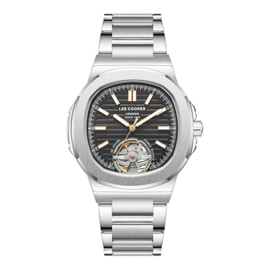 Lee Cooper, Men's, Analog Watch, Silver Dial, LE-LC08227.350