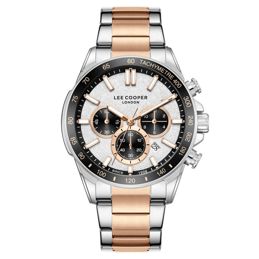 Lee Cooper, Men's, Analog Watch, Silver Dial, LE-LC08240.530