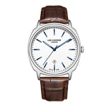 Lee Cooper, Men's, Analog Watch, Silver Dial, with Leather Band, LE-LC08248.332